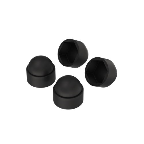 ONEPOLE PRO Base Mount M12 Black Hats 4pk
